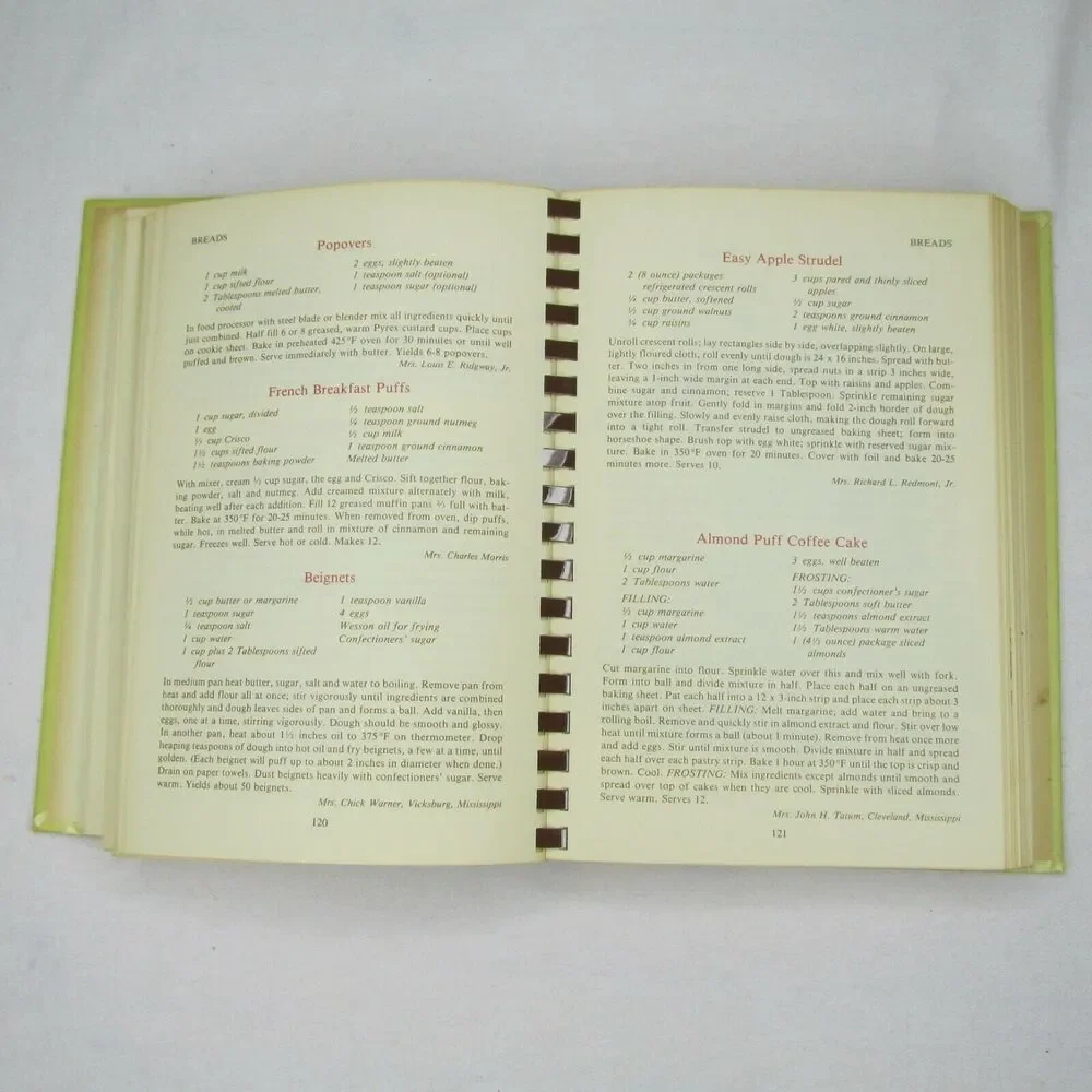 1982 Jackson MS Cookbook Junior League‎ Recipe Community Southern Sideboards